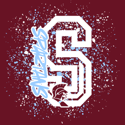 Spartan Splatter Maroon Adult