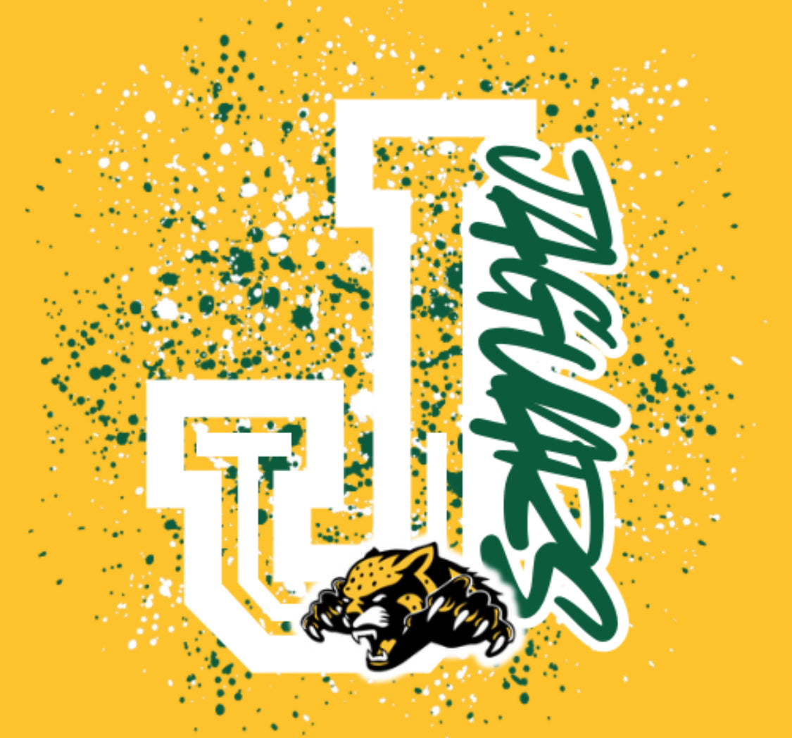 Jaguars Splatter Adult Yellow