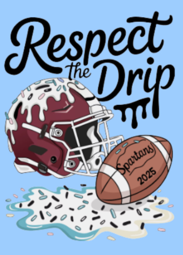 Respect The Drip Youth Blue