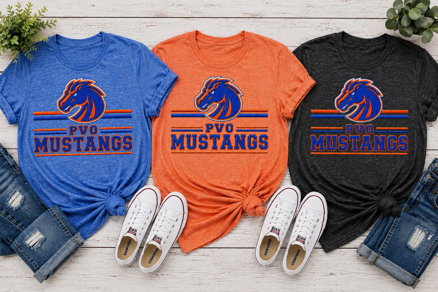 PVO Mustangs Stripe