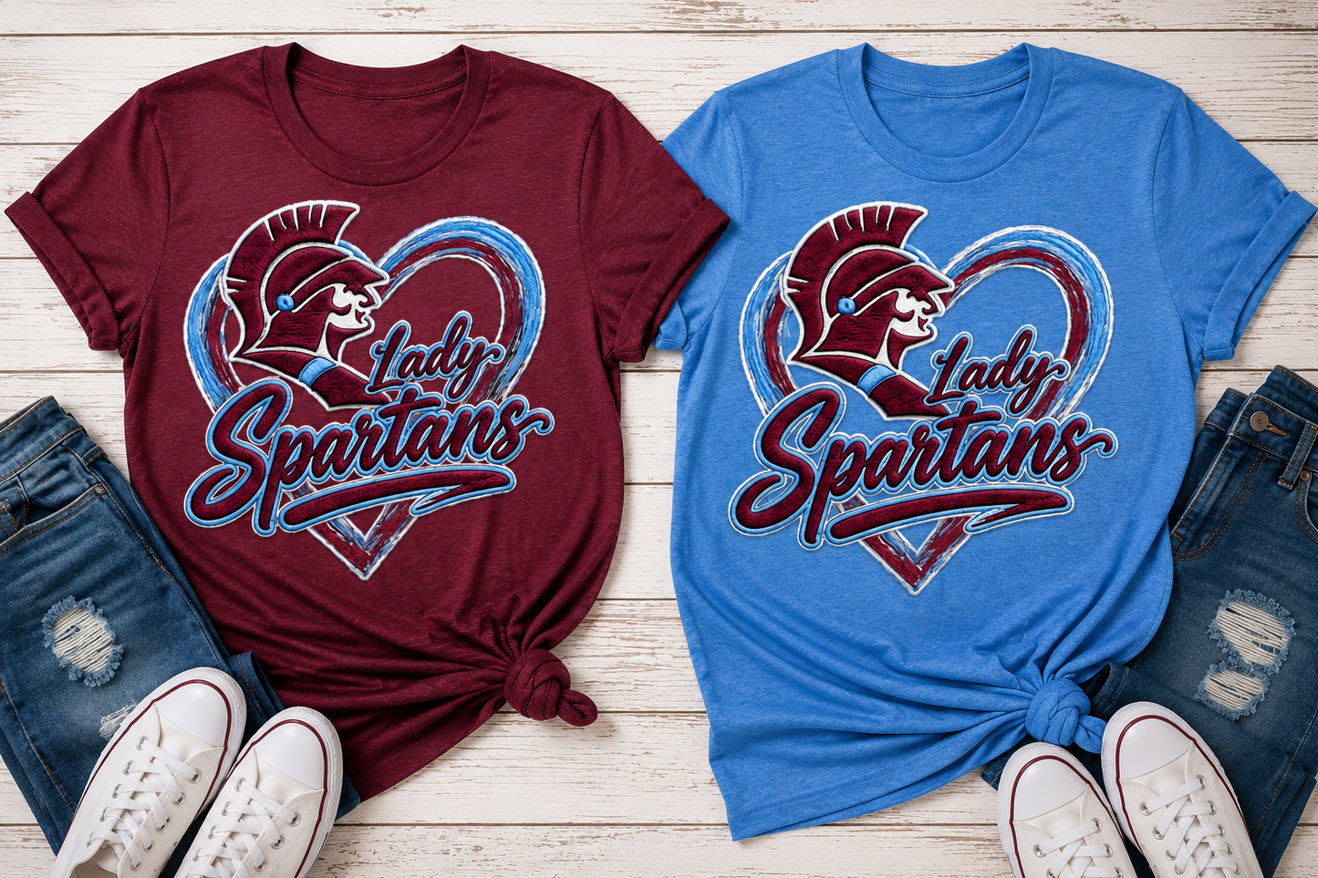 Lady Spartans Heart