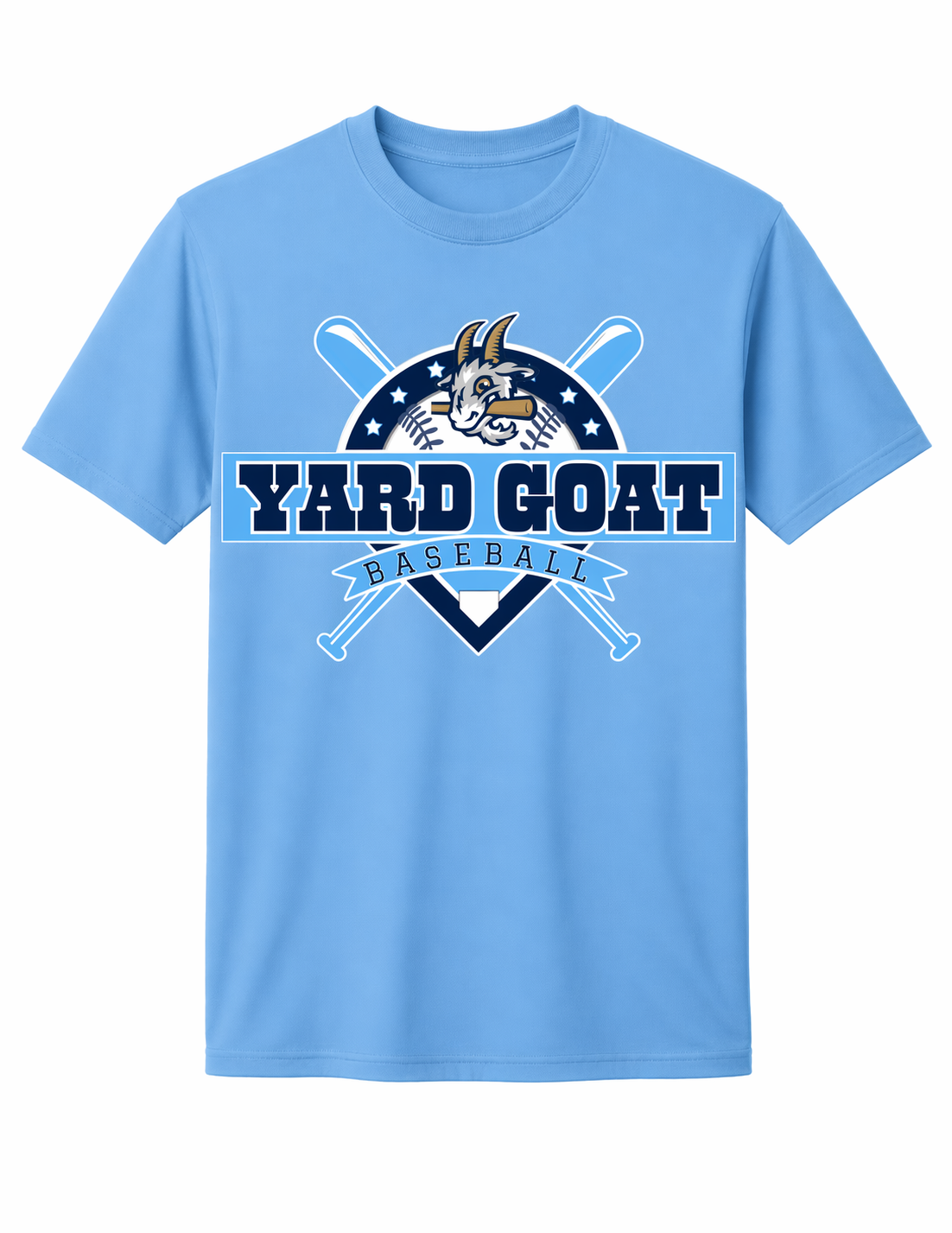 Yard goats Columbia blue plate