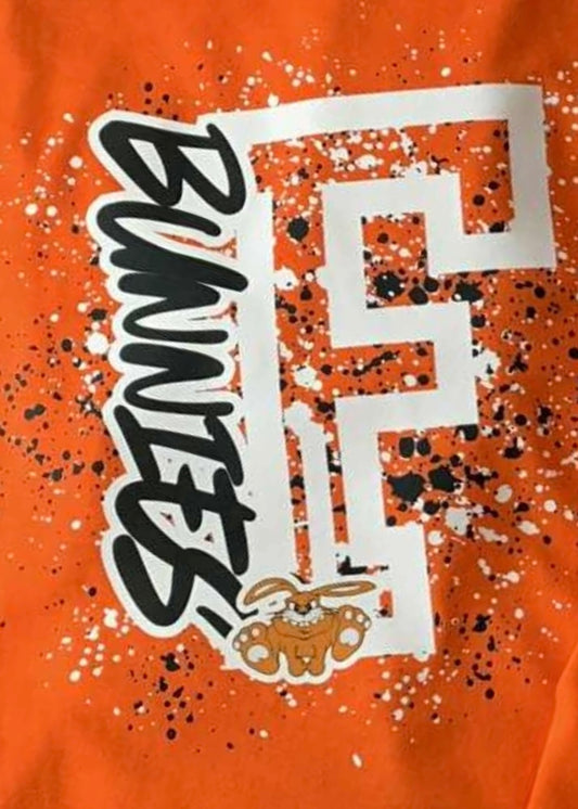 Fisher Bunnies Splatter Adult Orange