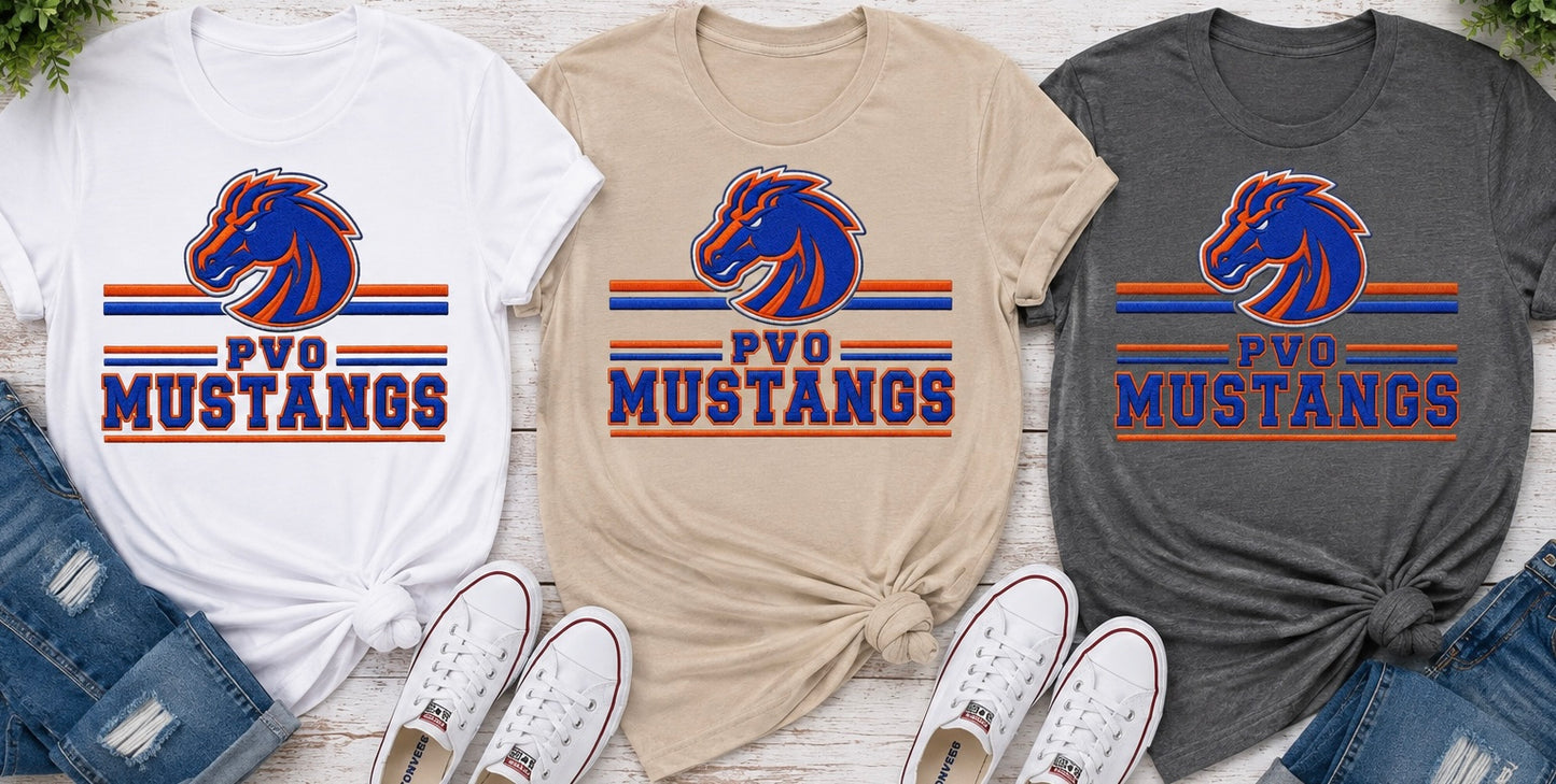 PVO Mustangs Stripe