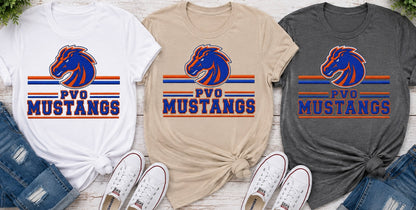 PVO Mustangs Stripe
