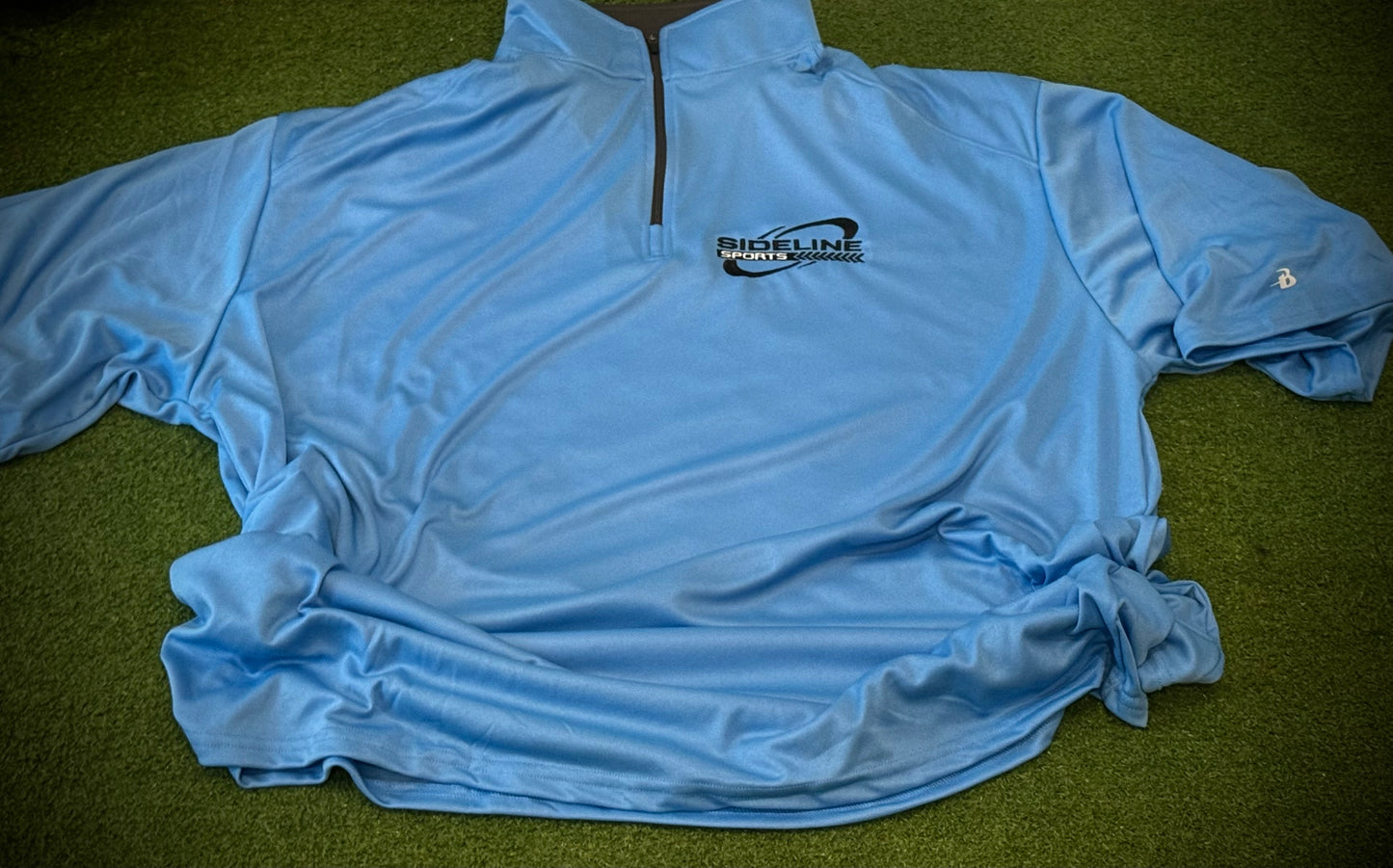 Custom Embroidered Short Sleeve Quarter Zip