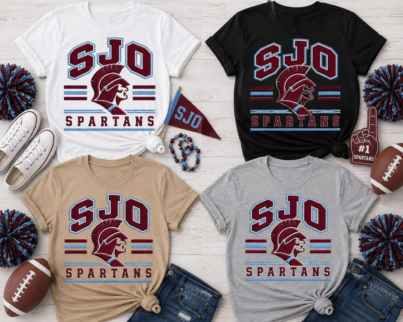 SJO varsity stripes