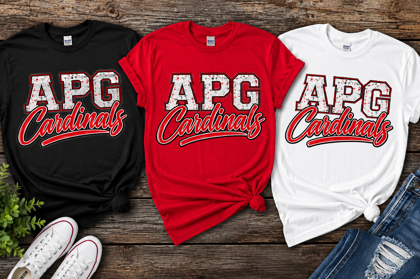 APG Cardinals Distressed