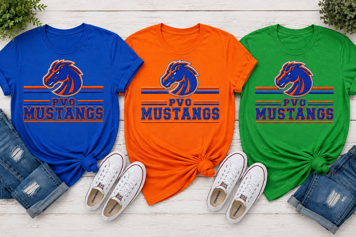 PVO Mustangs Stripe
