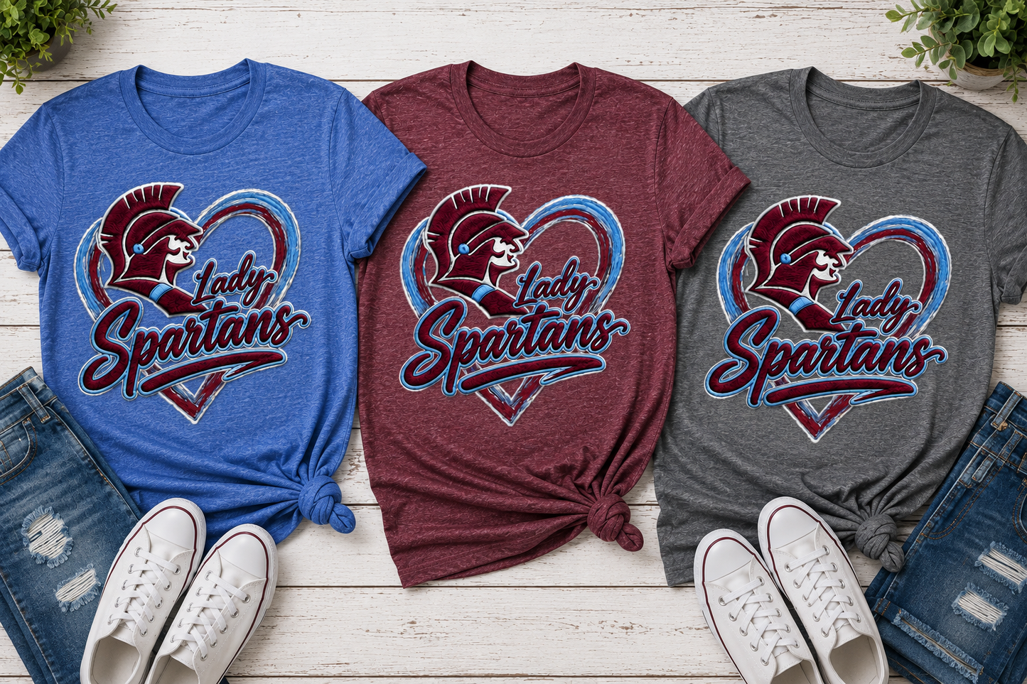 Lady Spartans Heart