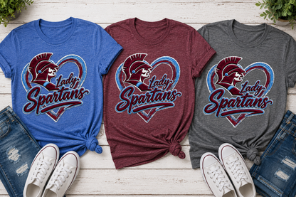 Lady Spartans Heart