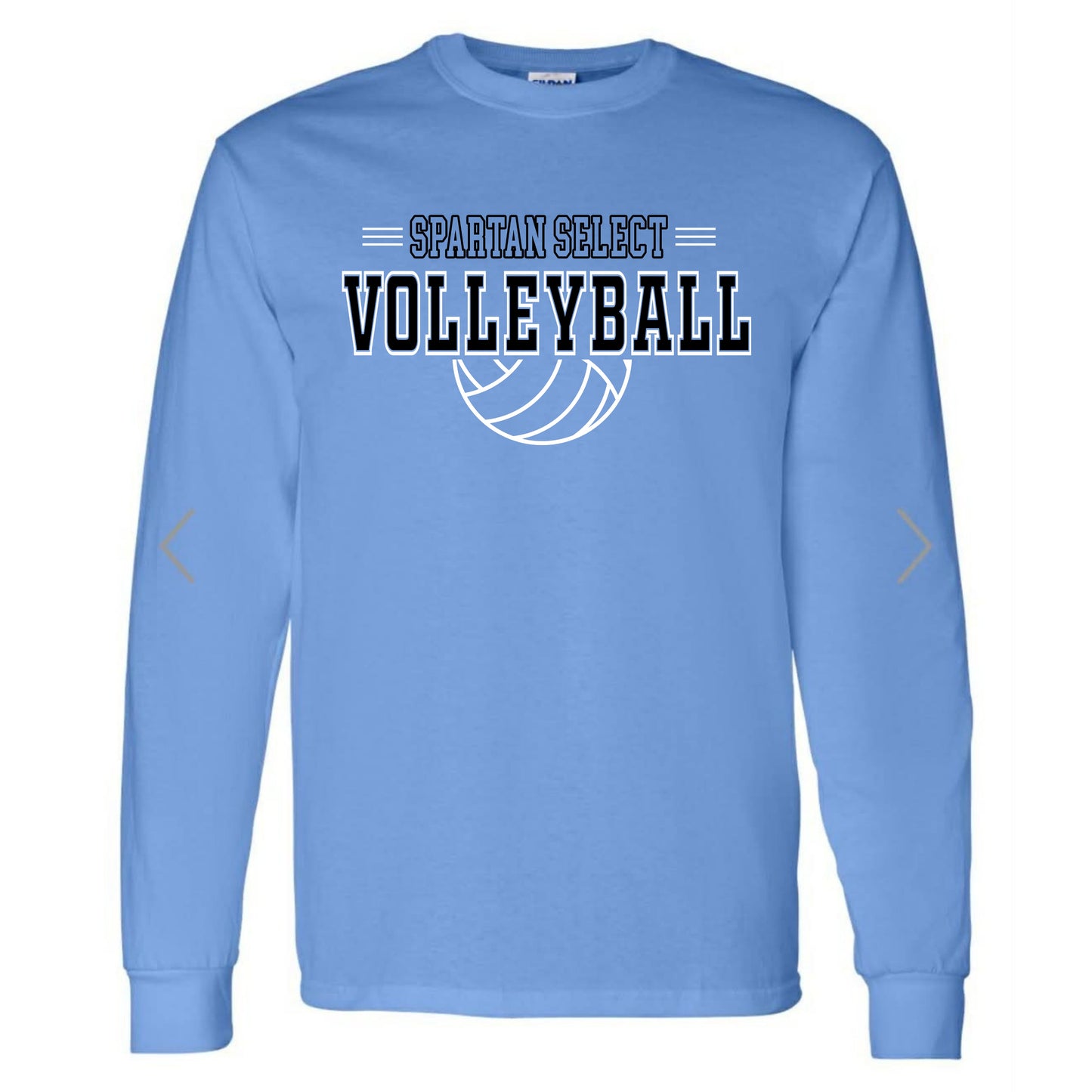 Spartans Select Volleyball Columbia Blue