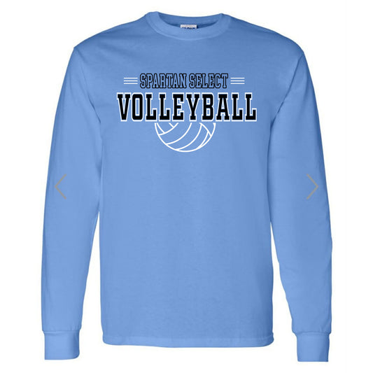 Spartans Select Volleyball Columbia Blue