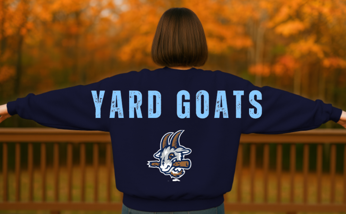 Yard Goats Long Distress - Navy