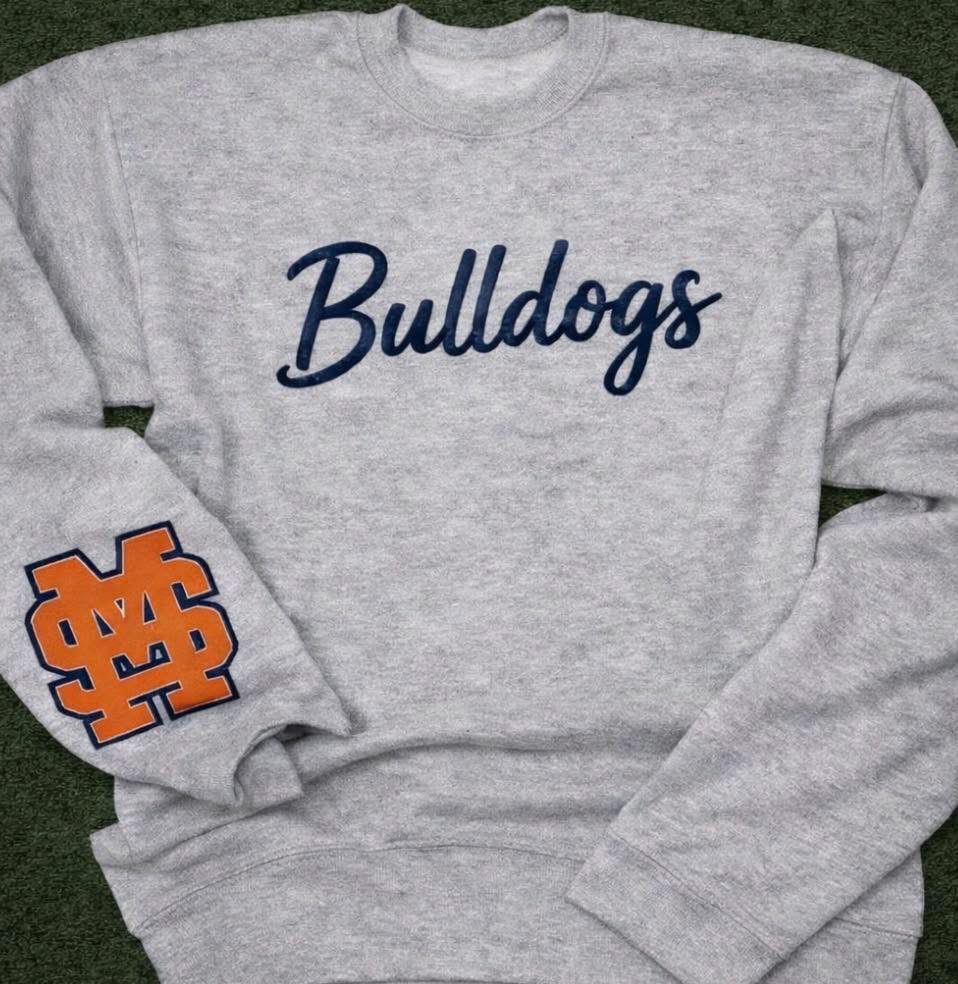 Cursive Mascot Embroidered