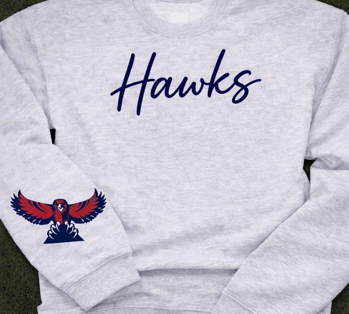 Cursive Mascot Embroidered