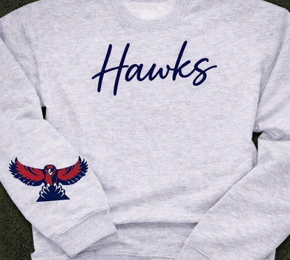 Cursive Mascot Embroidered