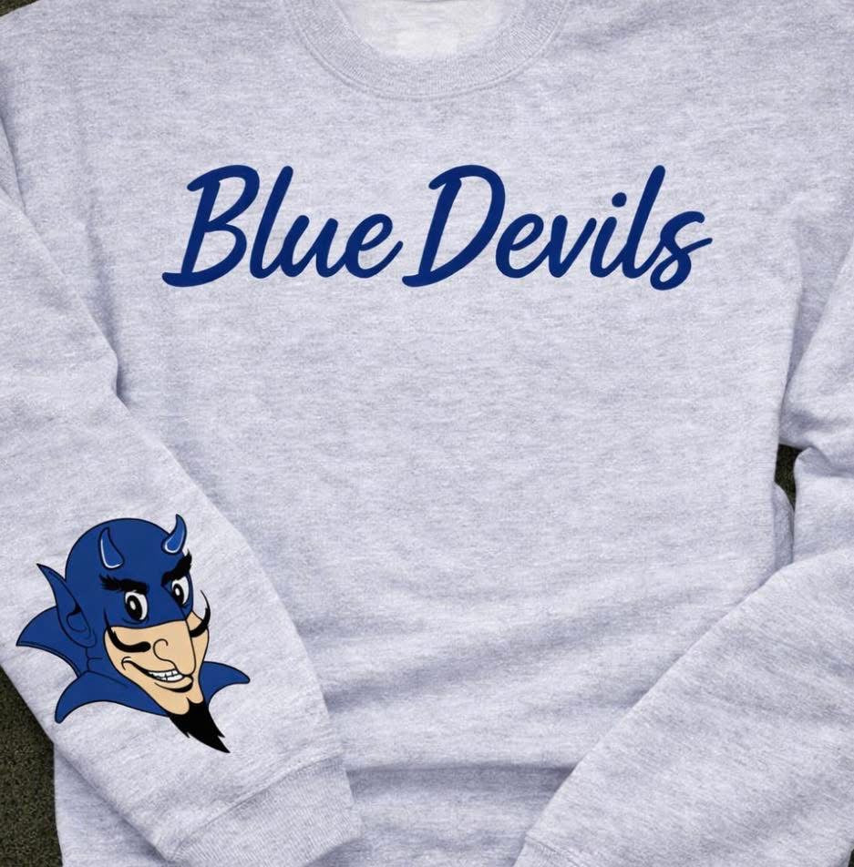 Cursive Mascot Embroidered
