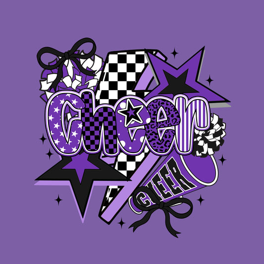 Oakwood Comets Cheer Youth Purple