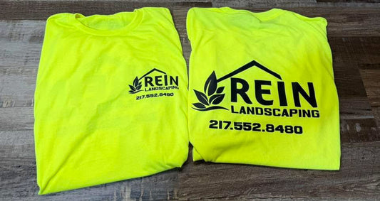 Rein Landscaping Hi Vis Yellow