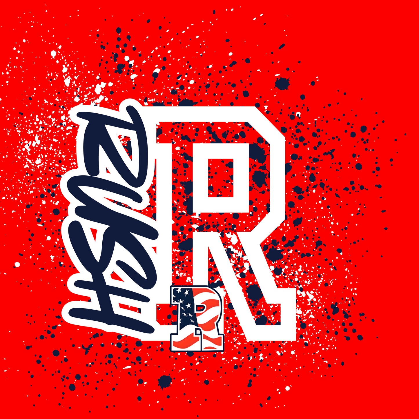 Rush Splatter Youth Red