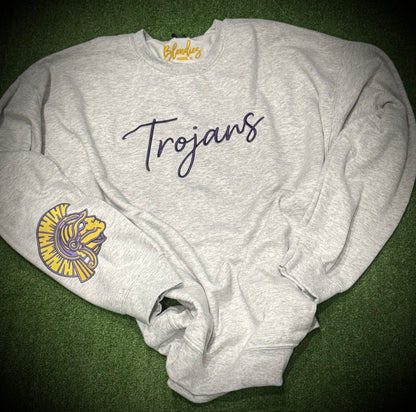 Cursive Mascot Embroidered