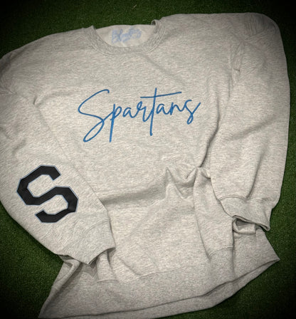 Cursive Mascot Embroidered
