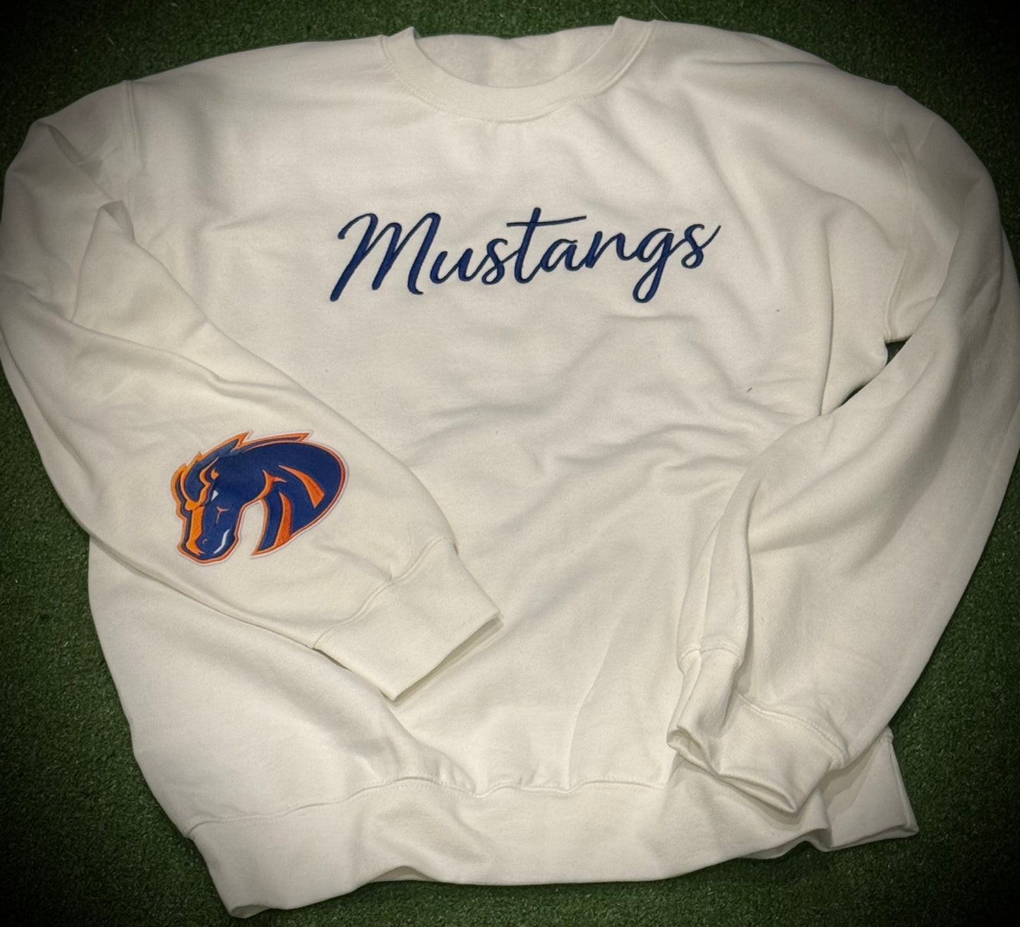 Cursive Mascot Embroidered