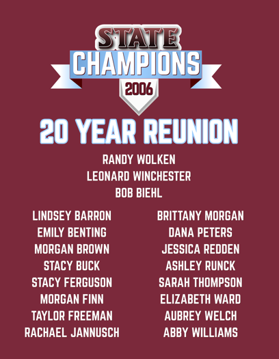 20th Spartans Softball