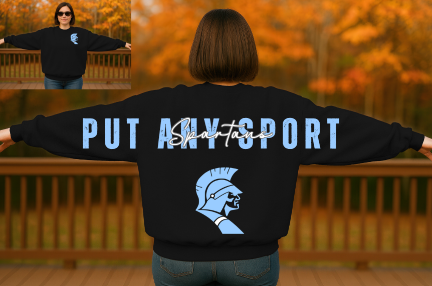 Spartans Sports LARGE Back