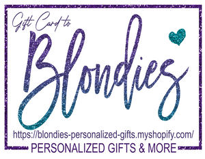 Blondies Gift Card